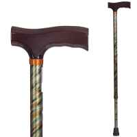 Mabis Derby Handle Walking Stick | Lightweight Height-Adjustable Cane
